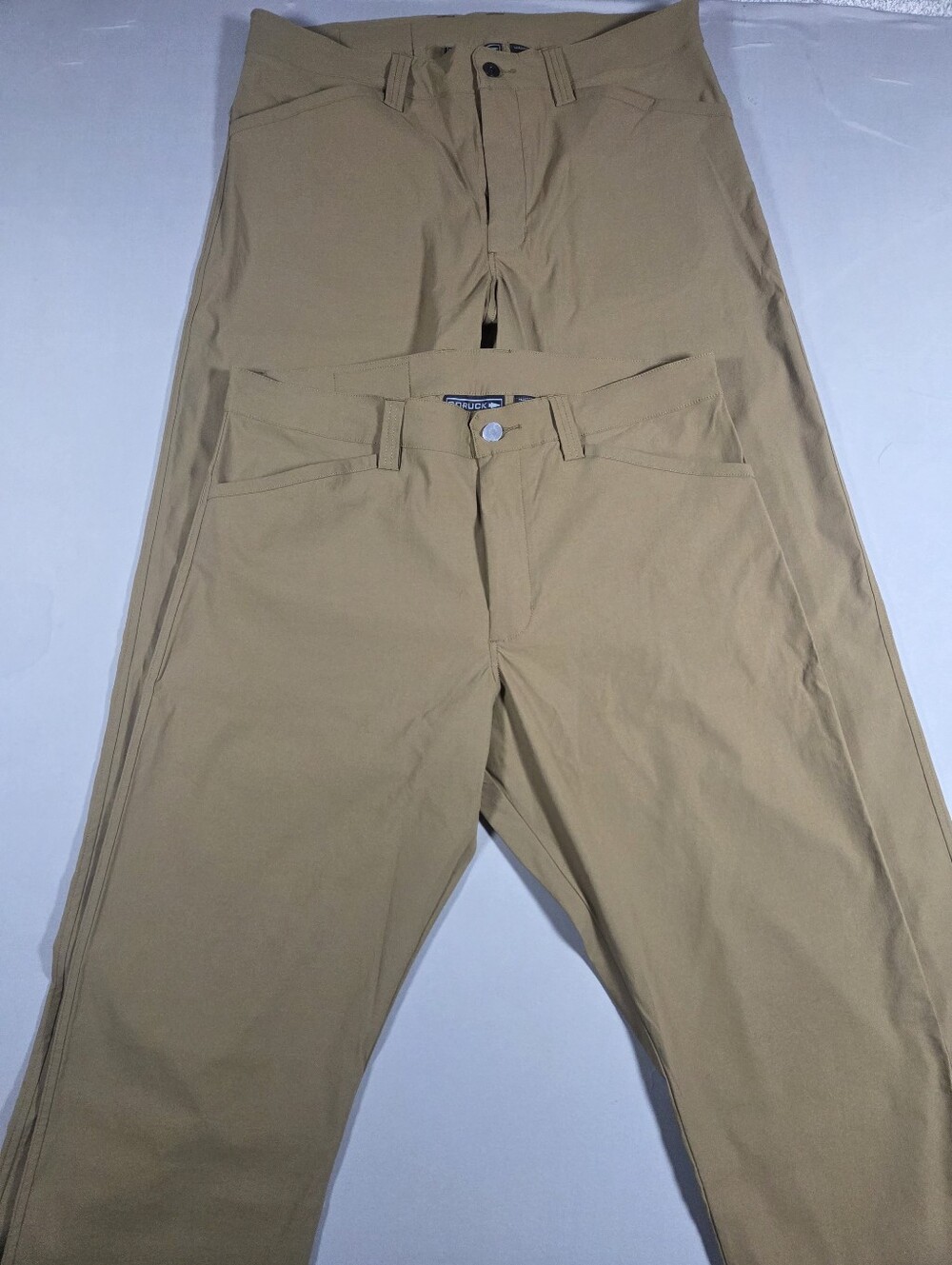 GoRuck Mens Bundle Of Coyote Tan Tech Casual Hiking Pants Size 34x36 New WO Tags